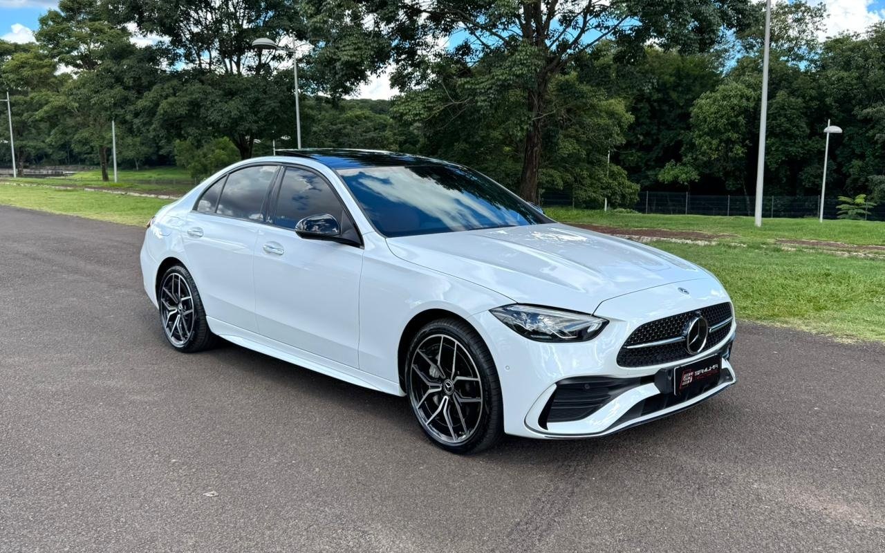 Mercedes-Benz C-300 AMG Line 2.0 TB Aut. (Híbrido) na cor Branco em Londrina / PR - 778222